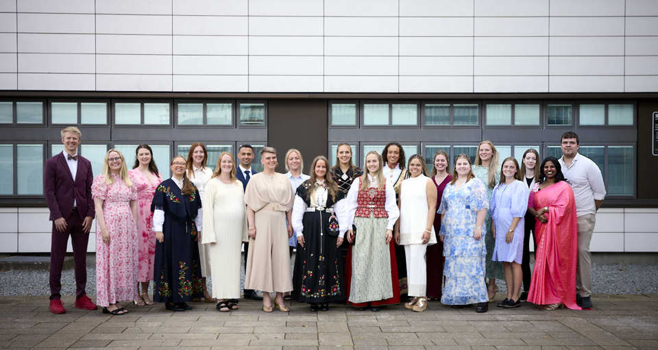 Gruppefoto af holdet, der aflagde lægeløfte, Foto: Robert Wengler