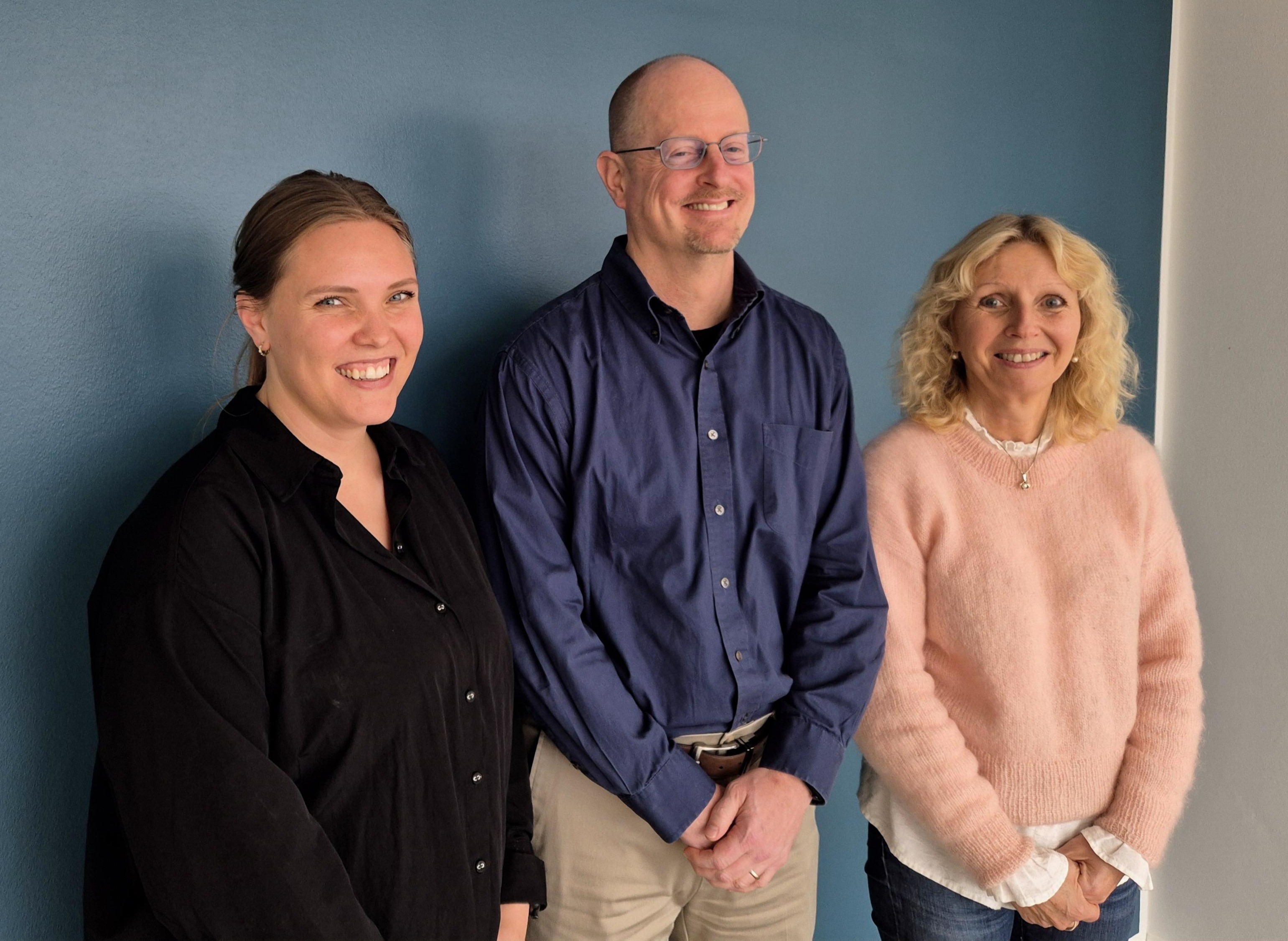 Nadja Bødker Pedersen, Matthew Flick og Else Bladbjerg