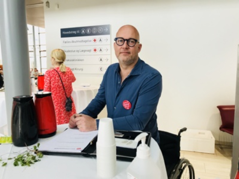 For tredje år i træk deltog også sygehusets Patient- og pårørendepanel på "Hvad er vigtigt for dig"-dagen. Thomas Lillerøj er medlem af panelet og meget begejstret for at snakke med sine medpatienter om deres oplevelse af sygehuset.